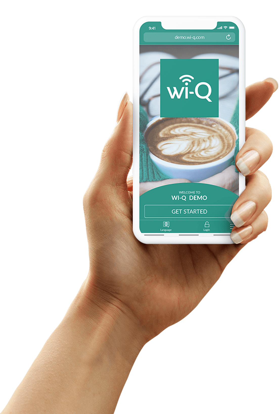 wi-Q hospitality platform interface